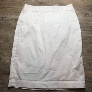 Banana Republic White Pencil Skirt
